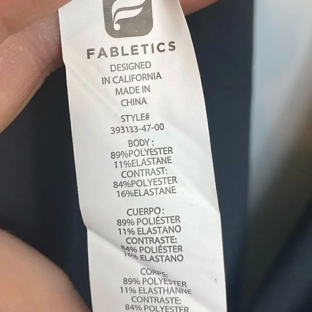 Fabletics Infinity Vinyasa Scarf Grey & Green O/S - Picture 8 of 9